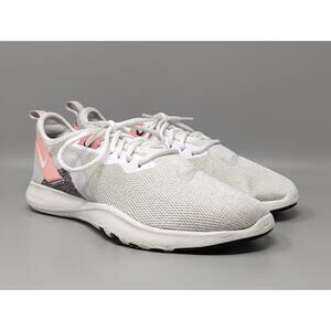 Nike Women's Flex TR 9 Shoes Sneakers White Grey Pink AQ7491-006 Size 9.5